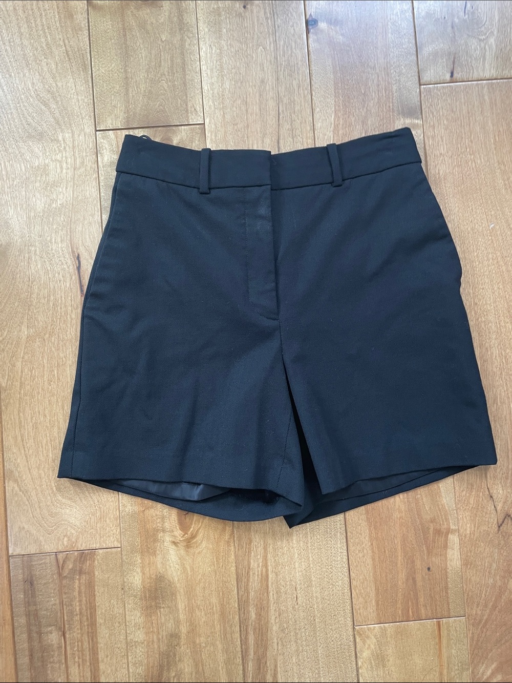 Babaton Black High-Waist Tailored Shorts